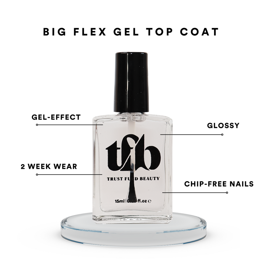 Big Flex Gel-Effect Top Coat (US) - Trust Fund Beauty