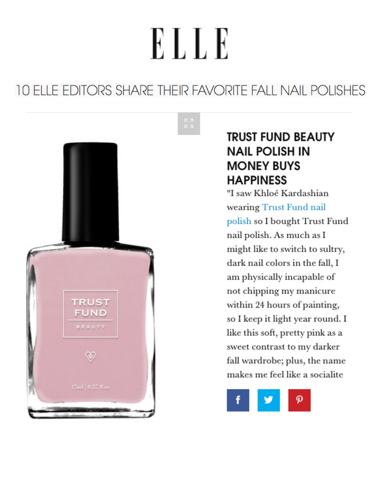 ELLE: 10 Editors Share Their Favorite Fall Nail Polishes
