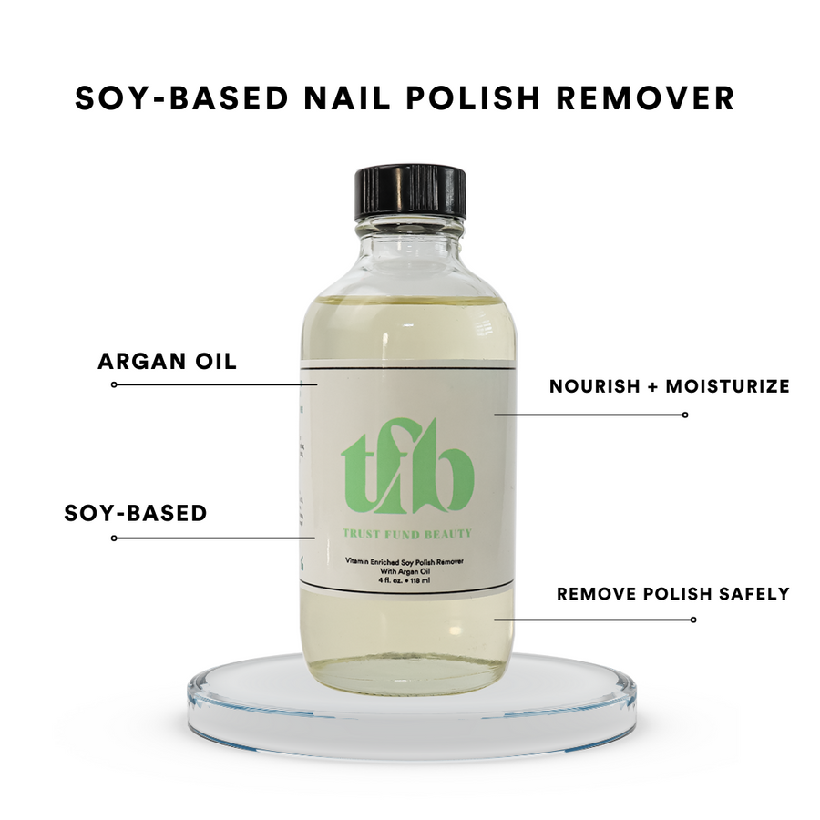 Soy-Based Nail Polish Remover - Trust Fund Beauty